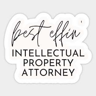 Intellectual Property Attorney  Gift Idea For Him Or Her, Thank You Present Sticker